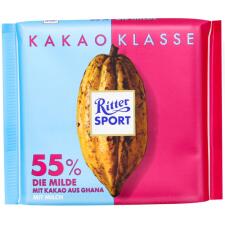 Шоколад молочный Ritter Sport Гана 55% 100г mini slide 2