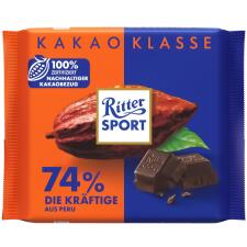 Шоколад черный Ritter Sport Перу 74% 100г mini slide 1