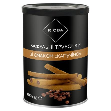 Вафельні трубочки Rioba капучіно 400г slide 1