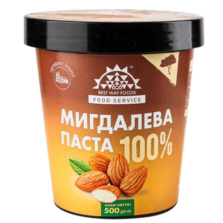 Паста мигдальна Best Way Foods 100% 500г slide 1