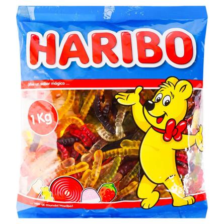 Цукерки Haribo Черв'яки желейні 1кг slide 1