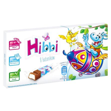 Шоколад молочний Hibbi з молочною начинкою 100г slide 1