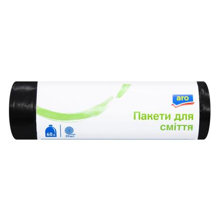 Пакети для сміття Aro 60л 20шт slide 1