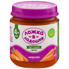 Пюре Ложка в ладошке морква 100г mini slide 1