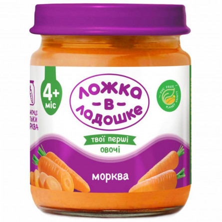 Пюре Ложка в ладошке морква 100г slide 3