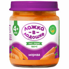 Пюре Ложка в ладошке морква 100г mini slide 3