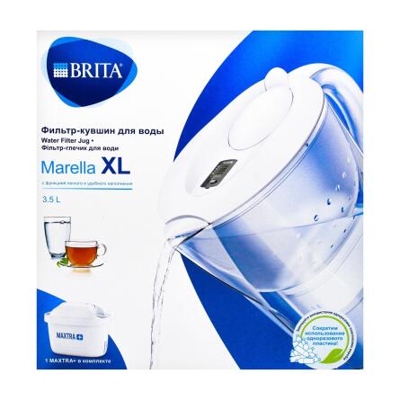 Фільтр для води Brita Marella XL білий 3,5л з картриджем Maxtra+ slide 2