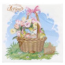 Серветка La Fleur Пасхальний сюрприз 33х33см 16шт mini slide 2