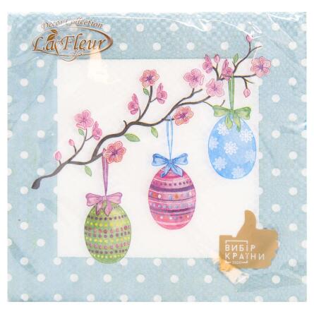 Серветка La Fleur Пасхальний сюрприз 33х33см 16шт slide 3