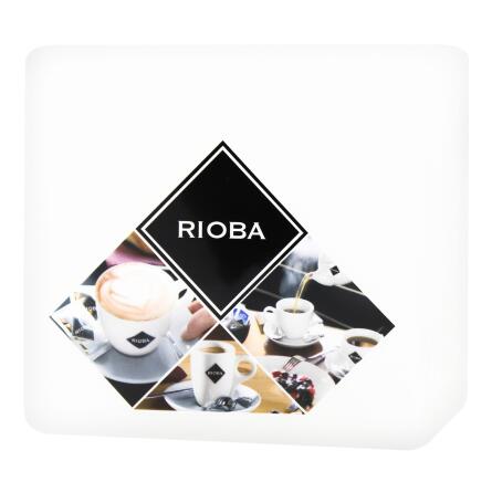 Серветки паперові Rioba двошарові білі 33х33см 50шт slide 1