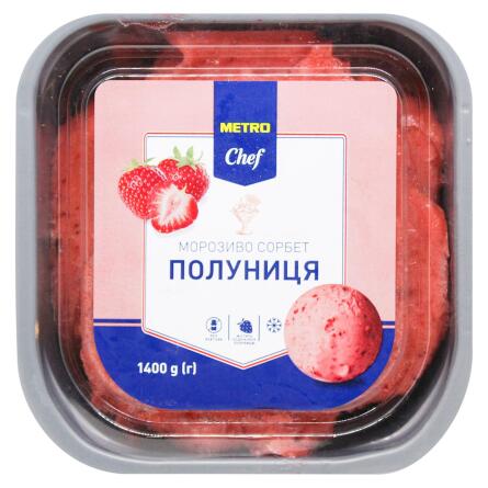 Мороженое сорбет Metro Chef клубника 1,4кг slide 2