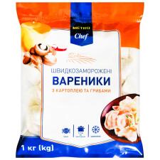 Вареники Metro Chef з картоплею та грибами швидкозаморожені 1кг mini slide 1
