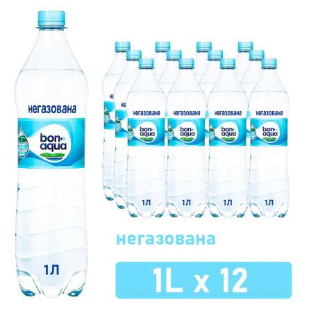 Вода BonAqua негазированная 1л slide 1