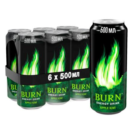 Напій енергетичний Burn яблуко-ківі 0,5л slide 1