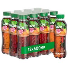 Чай холодний Fuzetea персик та троянда чорний 0,5л mini slide 1