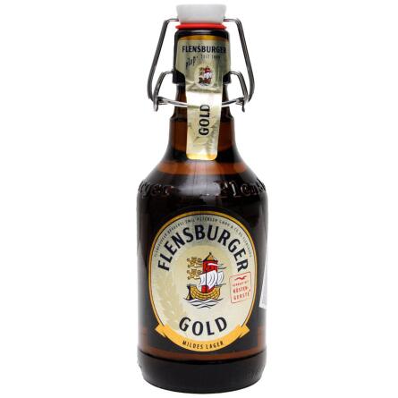 Пиво Flensburger Gold світле 4,8% 0,33л slide 1