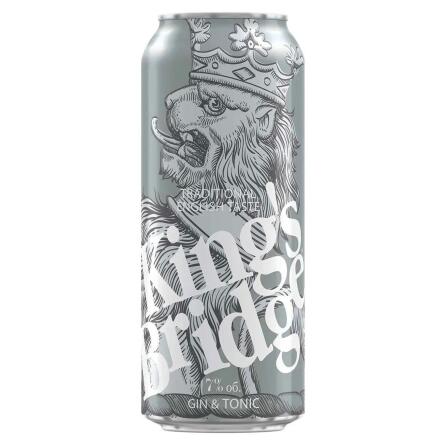 Напій слабоалкогольний King`s Bridge Gin & Tonic 7% 0,5л slide 1