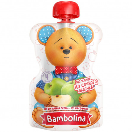 Пюре Bambolina яблучне 90г slide 1
