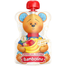 Пюре Bambolina з яблук та банану 90г mini slide 1