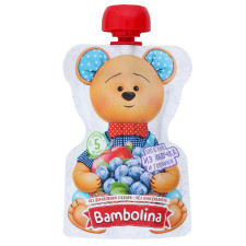 Пюре Bambolina з яблук і лохини 90г mini slide 2