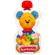Пюре Bambolina з яблуком і персиком для дітей 90г mini slide 2