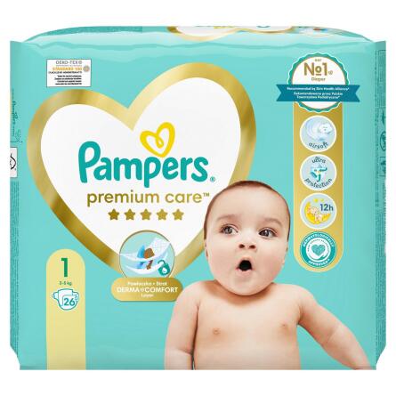 Подгузники Pampers Premium Care размер 1 Newborn 2-5кг 26шт slide 3