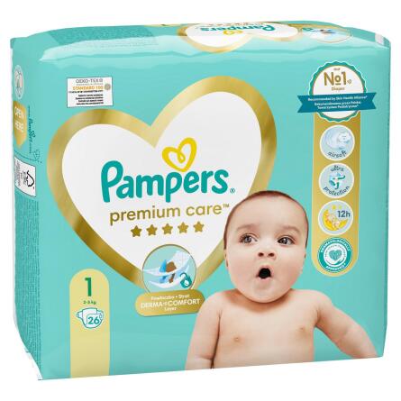 Подгузники Pampers Premium Care размер 1 Newborn 2-5кг 26шт slide 4