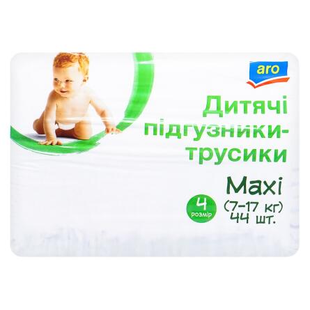 Подгузники-трусики Aro Maxi 4 7-17кг 44шт slide 1