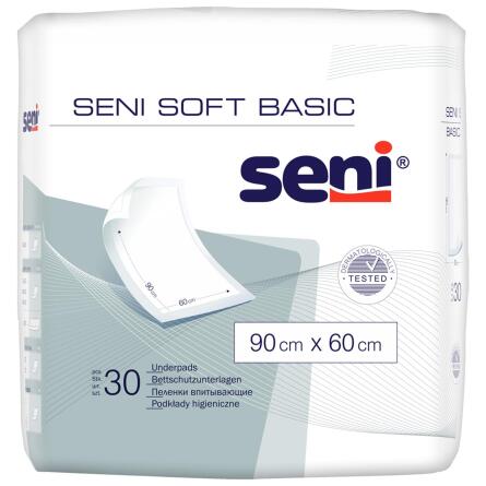 Пелюшки гігієнічні Seni Soft Basic 90x60см 30шт slide 1