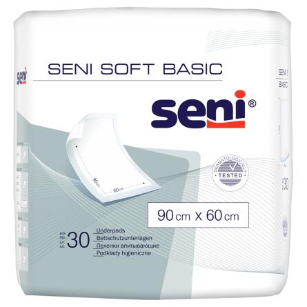 Пелюшки гігієнічні Seni Soft Basic 90x60см 30шт slide 2