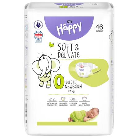 Подгузники Bella Happy Newborn 0-2кг 46шт slide 2