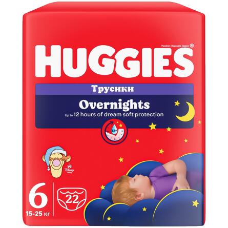 Підгузки-трусики Huggies Pants 6 Overnight 15-25кг 22шт slide 1