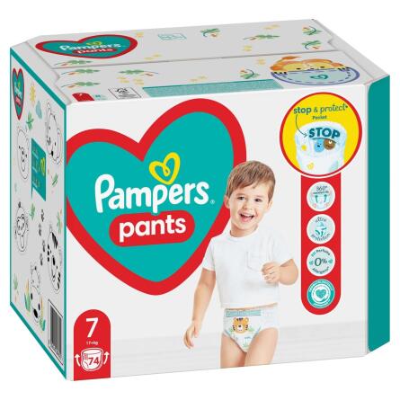 Подгузники-трусики Pampers Pants размер 7 Maxi 17+кг 74шт slide 8