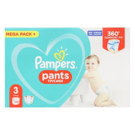 Подгузники-трусики Pampers Pants размер 3 Midi 6-11кг 120шт slide 2