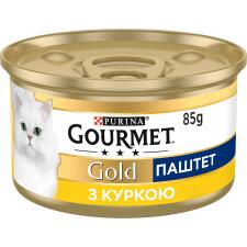 Корм Gourmet Gold Паштет з куркою для котів 85г mini slide 1