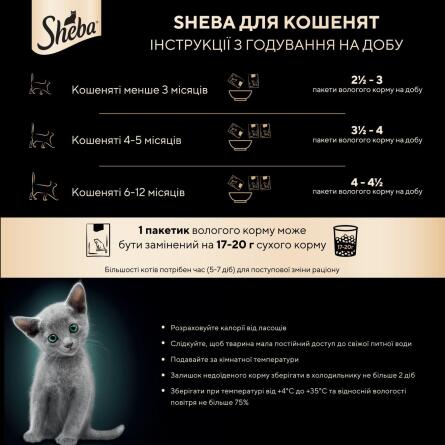 Корм Sheba с курицей в соусе для котят 85г slide 5