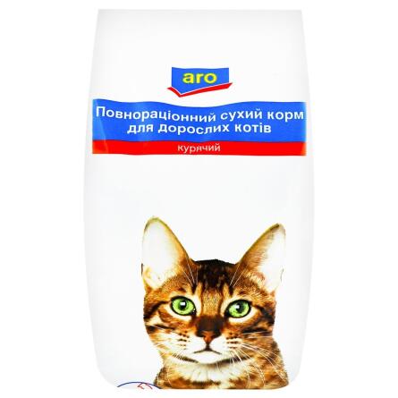 Корм сухой Aro куриный для взрослых котов 2,5кг slide 1