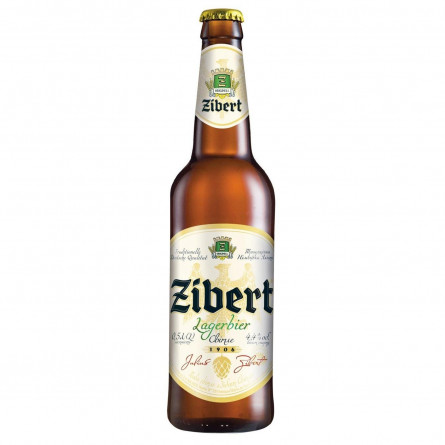Пиво Zibert світле 0,5л скло slide 1
