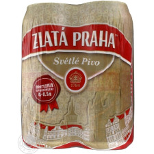 Пиво Zlata Praha світле 4x0,5л mini slide 1