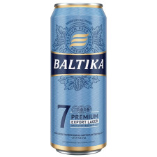 Пиво Балтика №7 Експортне світле 5,4% 0,5л mini slide 2