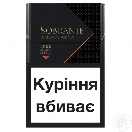 Цигарки Sobranie KS SS Blacks slide 2