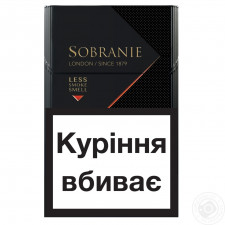 Цигарки Sobranie KS SS Blacks mini slide 2