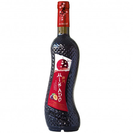 Вино Mikado Слива Красная ароматизированное красное 11% 0,7л slide 1
