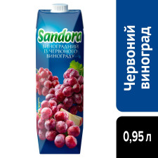 Нектар Sandora из красного винограда 0,95л mini slide 4