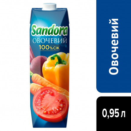 Сок Sandora овощной 0,95л slide 4