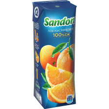 Сок Sandora Апельсиновый 250мл mini slide 1