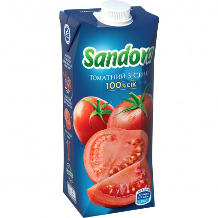 Сок Sandora томатный с солью 0,5л slide 1
