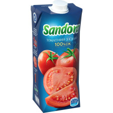 Сок Sandora томатный с солью 0,5л mini slide 1