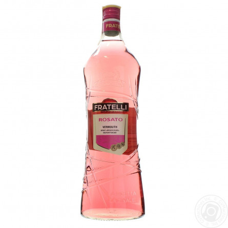 Вермут Fratelli Rosato рожевий солодкий 12,5% 1л slide 1
