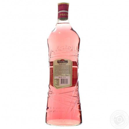 Вермут Fratelli Rosato рожевий солодкий 12,5% 1л slide 2